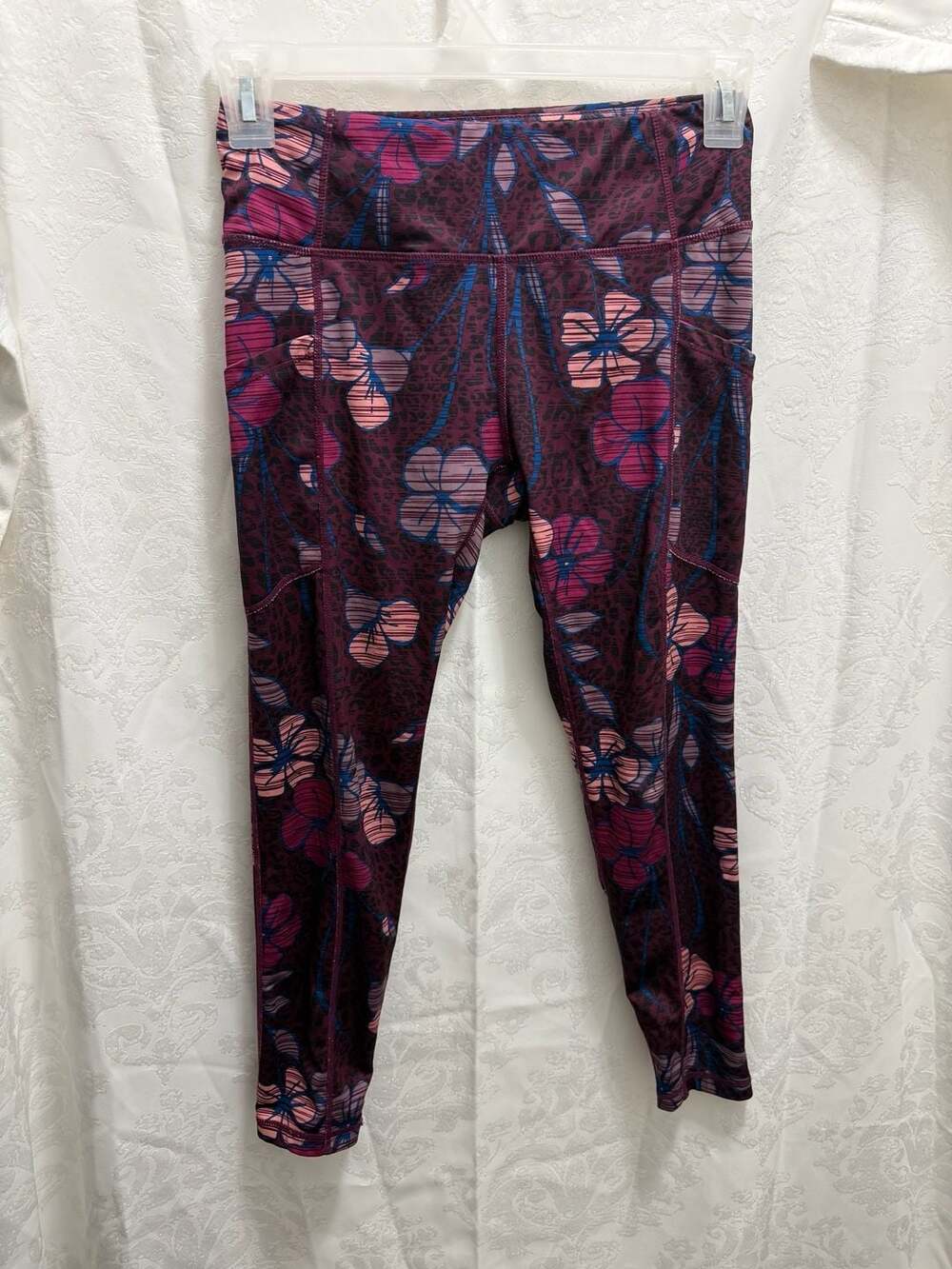 Pro Player Floral Animal Print Athletic Leggings Size Small